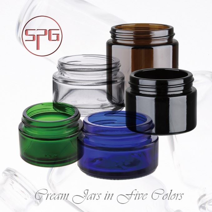 Glass Cosmetic Jars